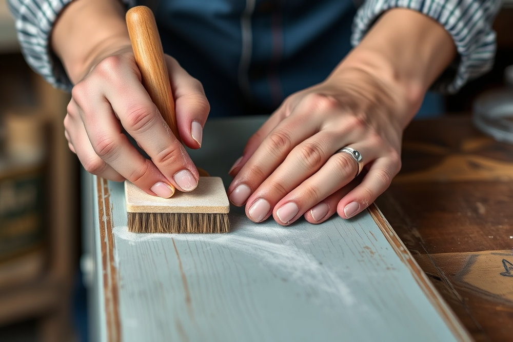 chalk paint effects on furniture — Chalk Paint Effects On Furniture (step by step)