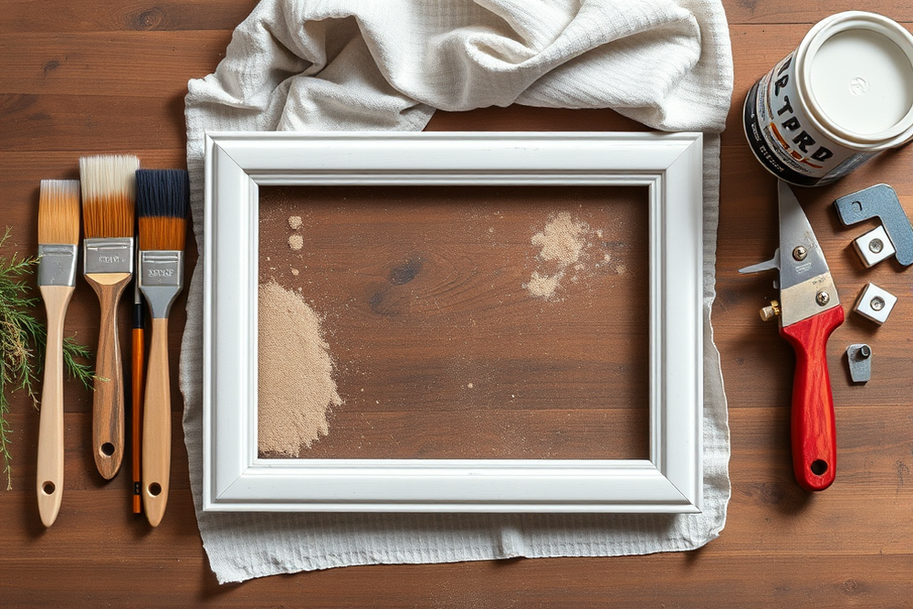 chalk paint techniques for picture frames — Chalk Paint Techniques For Picture Frames (the finished result)