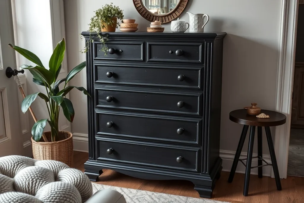 Fast Painting Laminate Furniture Black