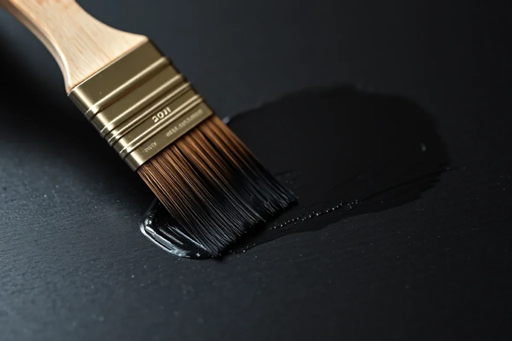 Homemade Painting Laminate Furniture Black