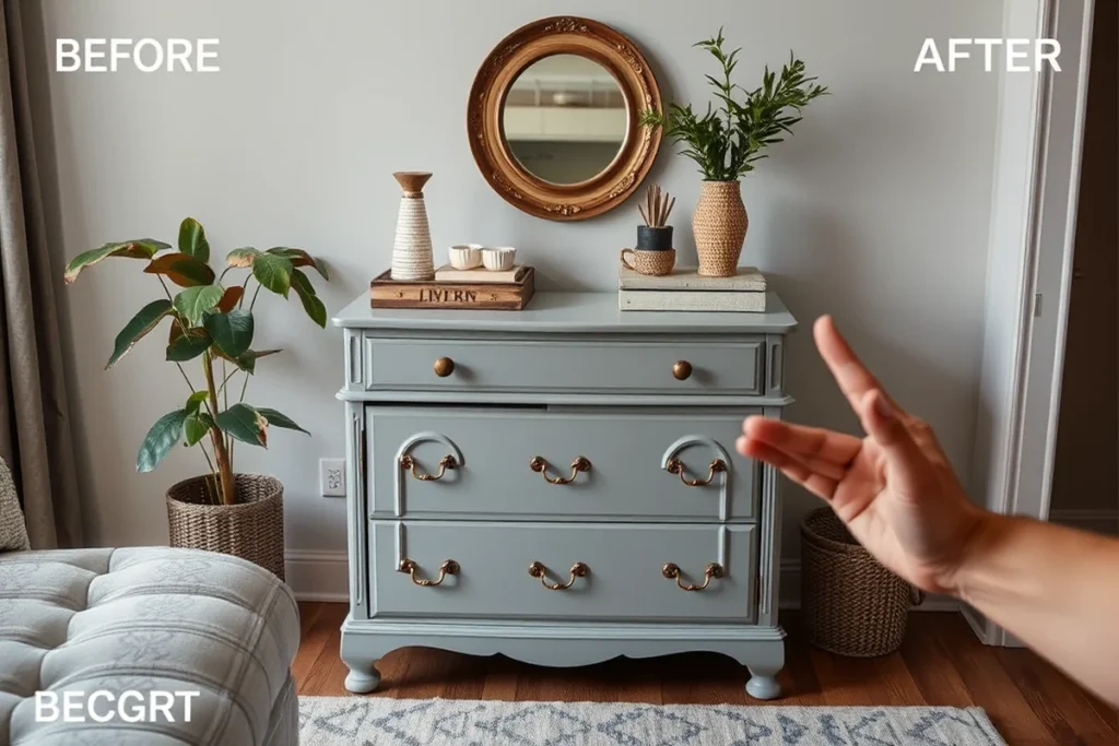 Budget Painting Laminate Furniture Before And After