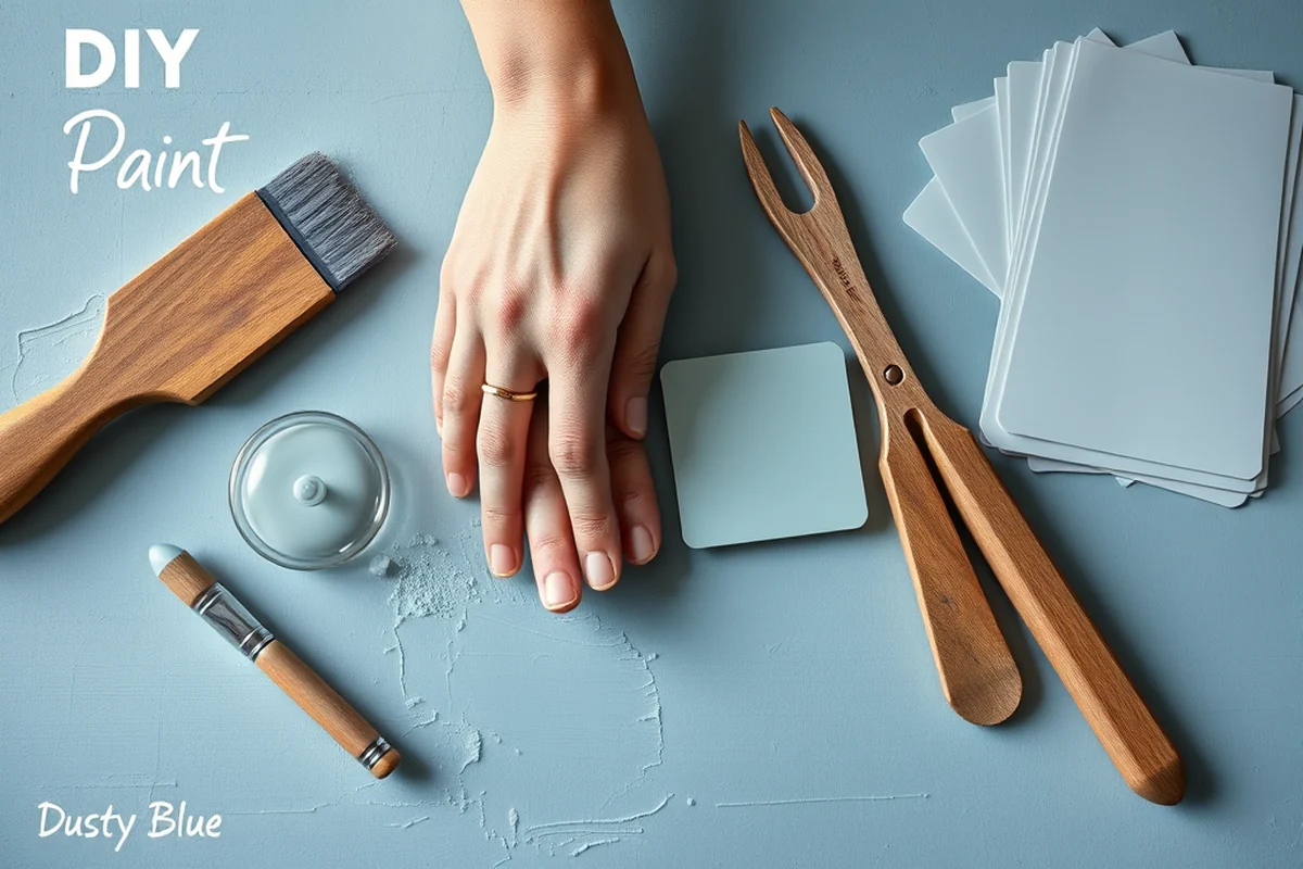 dusty blue paint — Dusty Blue Paint (the finished result)