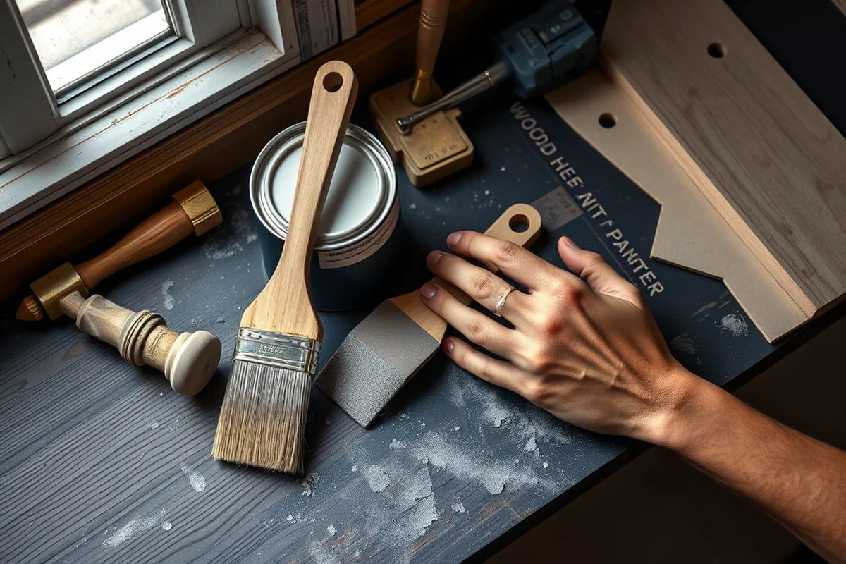 wood look paint — Wood Look Paint (the finished result)
