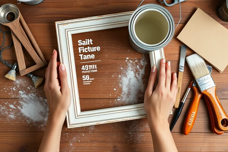 chalk paint techniques for picture frames mistakes — Chalk Paint Techniques For Picture Frames Mistakes (the finished result)