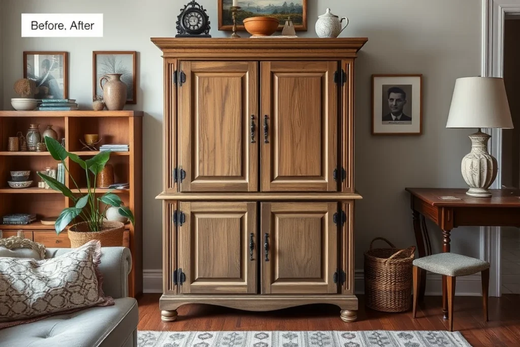 Essential Cabinet Refinishing Before And After